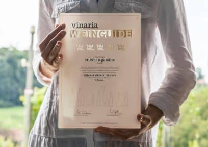 Auszeichnung von Vinaria Weinguide 2019 für unser Weingut